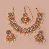 Anzay Jewellery - Party Wear White Party Set