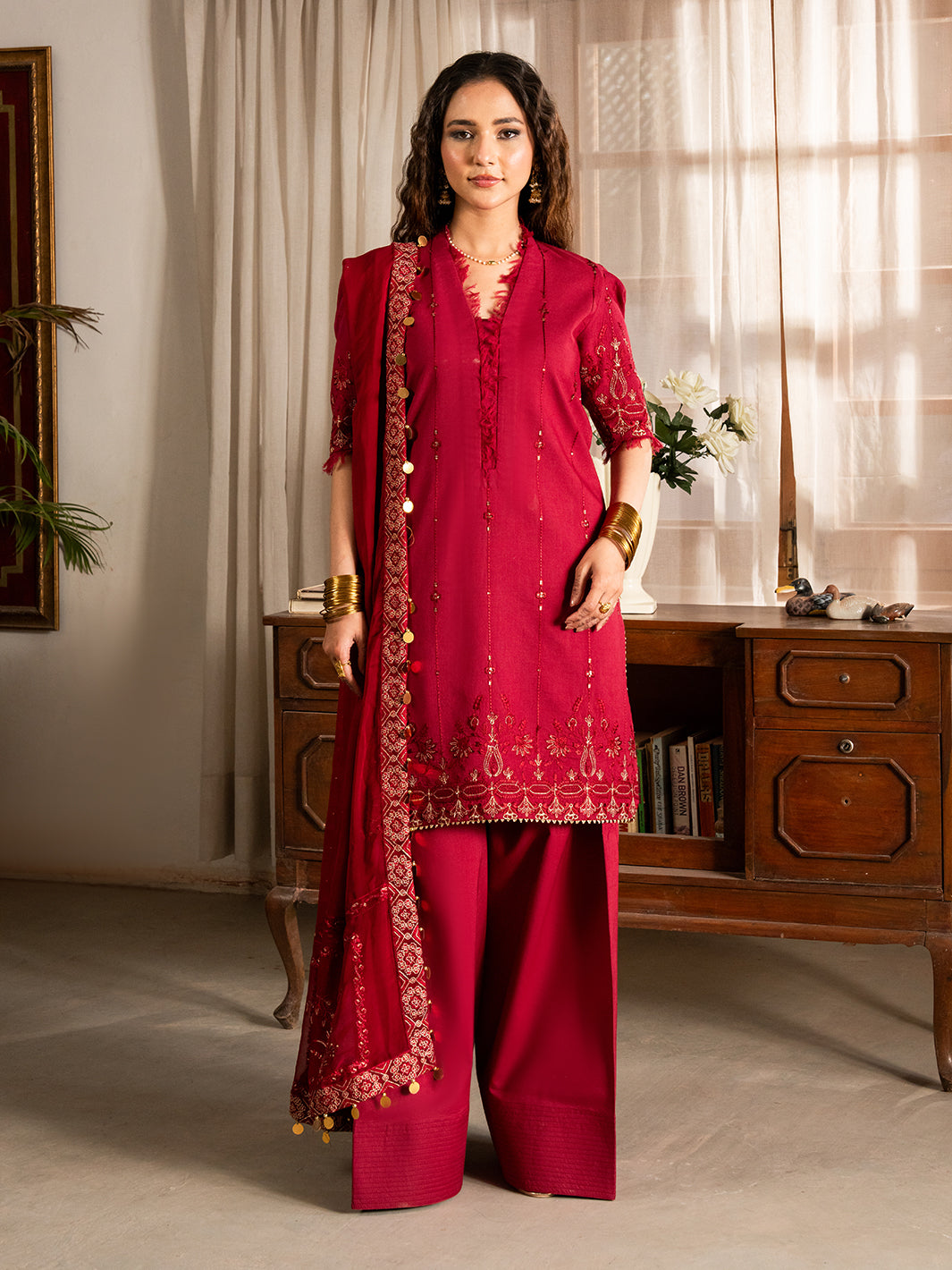 Faiza Faisal - 3 PC Stitched Nisa Pakistani Formal Dress
