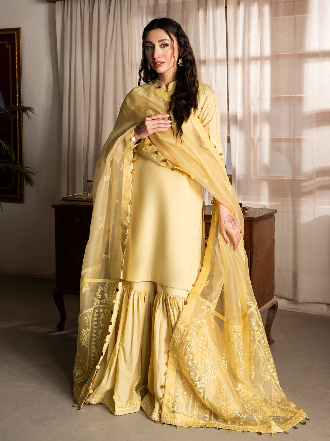 Faiza Faisal - 3 PC Stitched Mina Pakistani Formal Dress