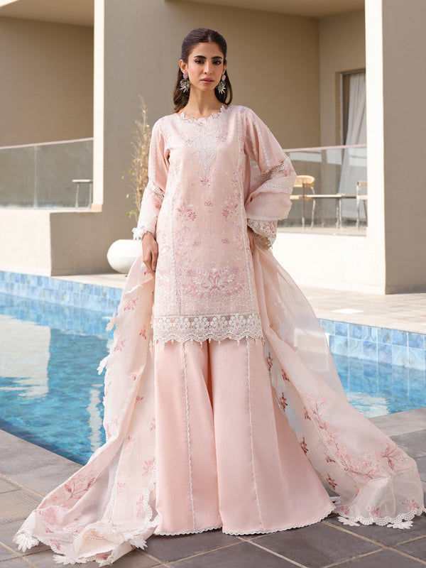 Faiza Faisal - Maria 3pc Unstitched Pakistani Formal Wear Dress