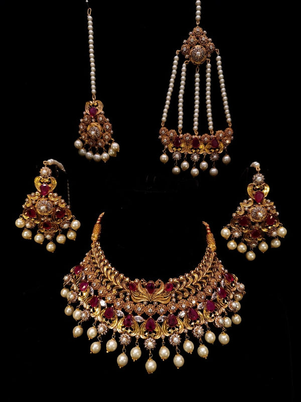 JBS - Handcrafted Neckless Set, Luxury Traditional Indian / Pakisatni Jewellary for Women