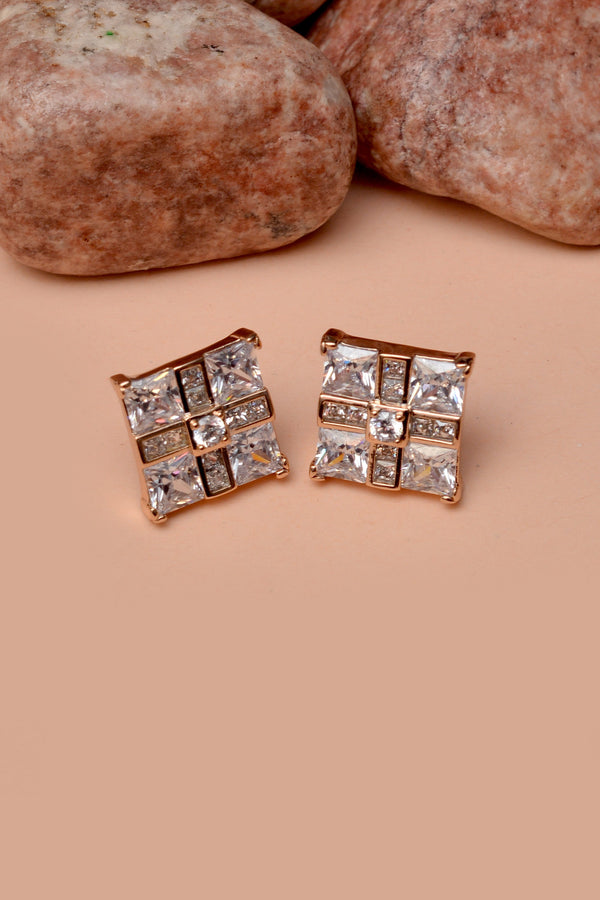 Anzay Jewellery - Daily Wear Dual Tone Earrings