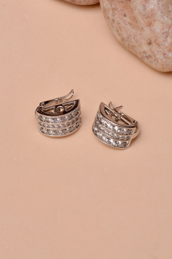 Anzay Jewellery - Daily Wear Silver Earrings
