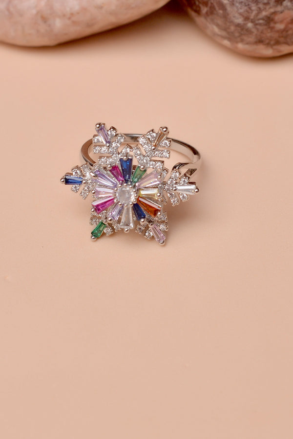 Anzay Jewellery - Size 0 Daily Wear Multicolor Ring