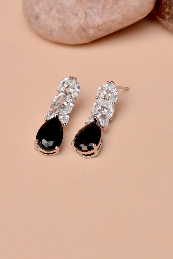 Anzay Jewellery - Daily Wear Black Earrings