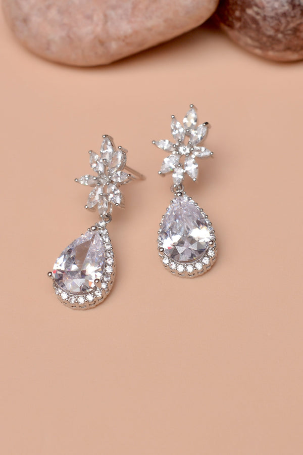 Anzay Jewellery - Daily Wear Silver Earrings