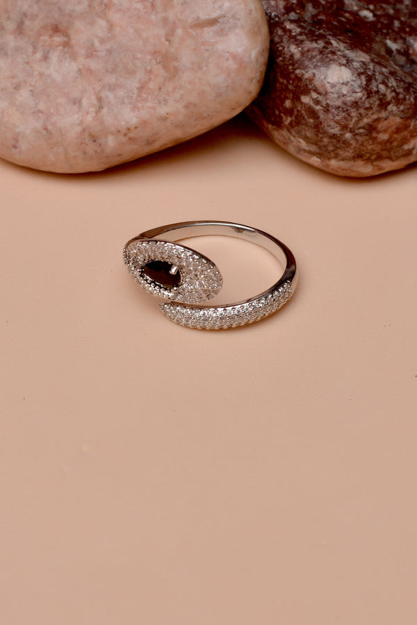 Anzay Jewellery - Size 0 Daily Wear Black Ring