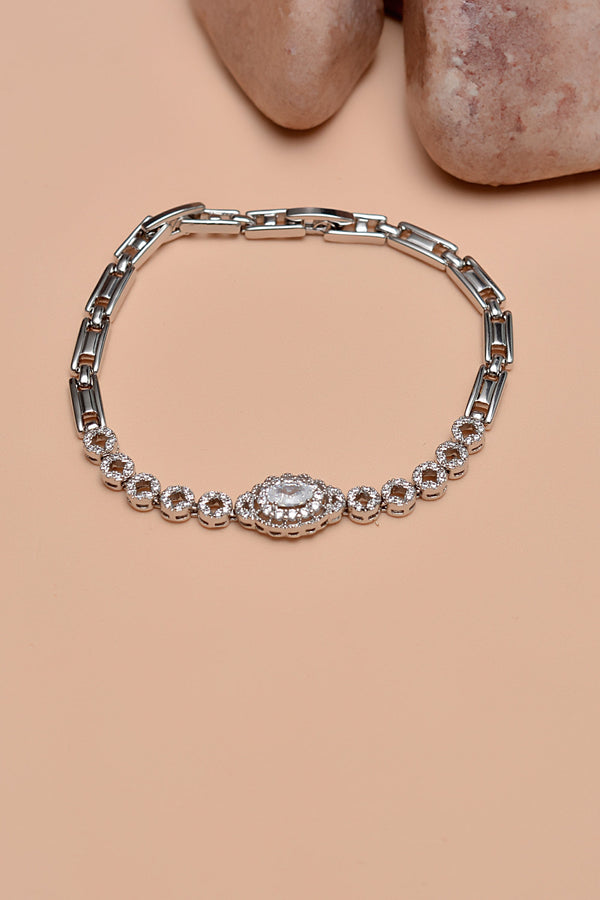 Anzay Jewellery - Daily Wear Silver Bracelet