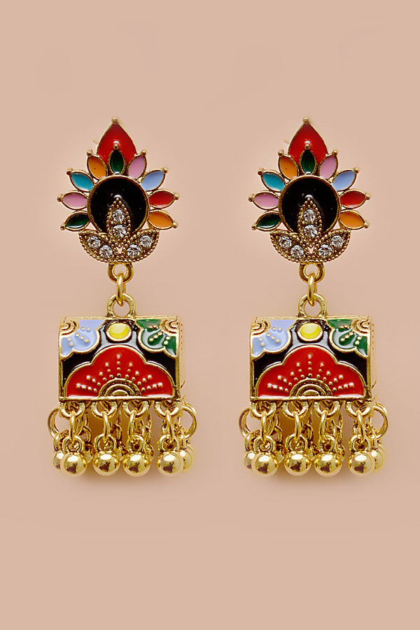 Anzay Jewellery - Daily Wear Multicolor Earrings