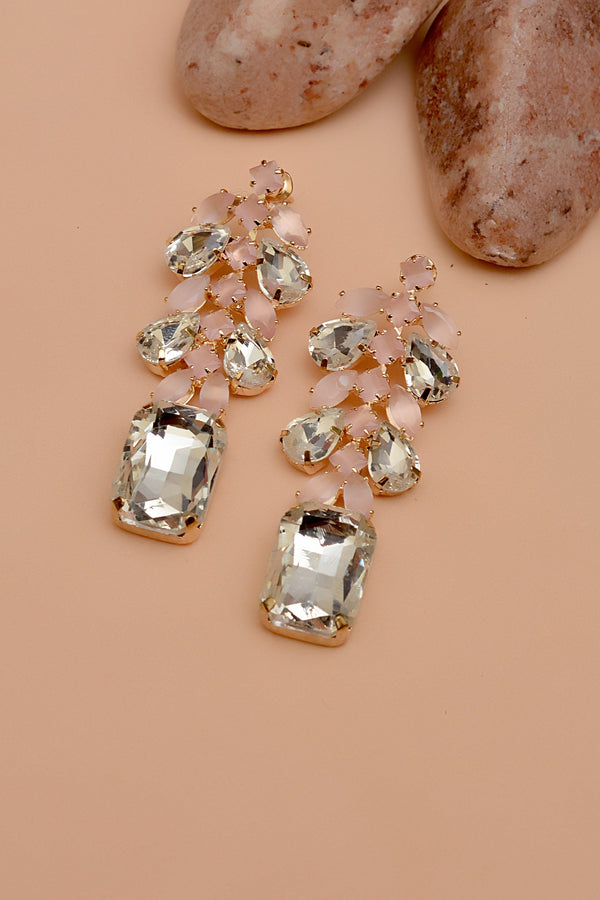 Anzay Jewellery - Daily Wear Pink Earrings