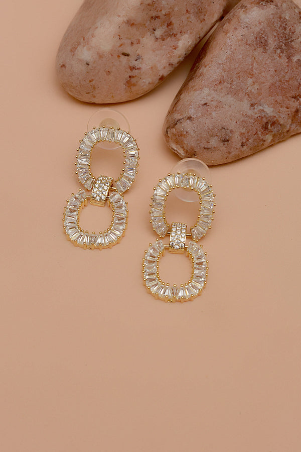 Anzay Jewellery - Daily Wear Golden Earrings
