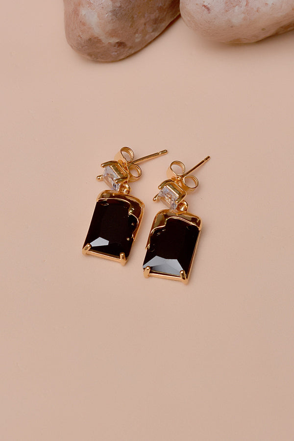 Anzay Jewellery - Daily Wear Black Earrings