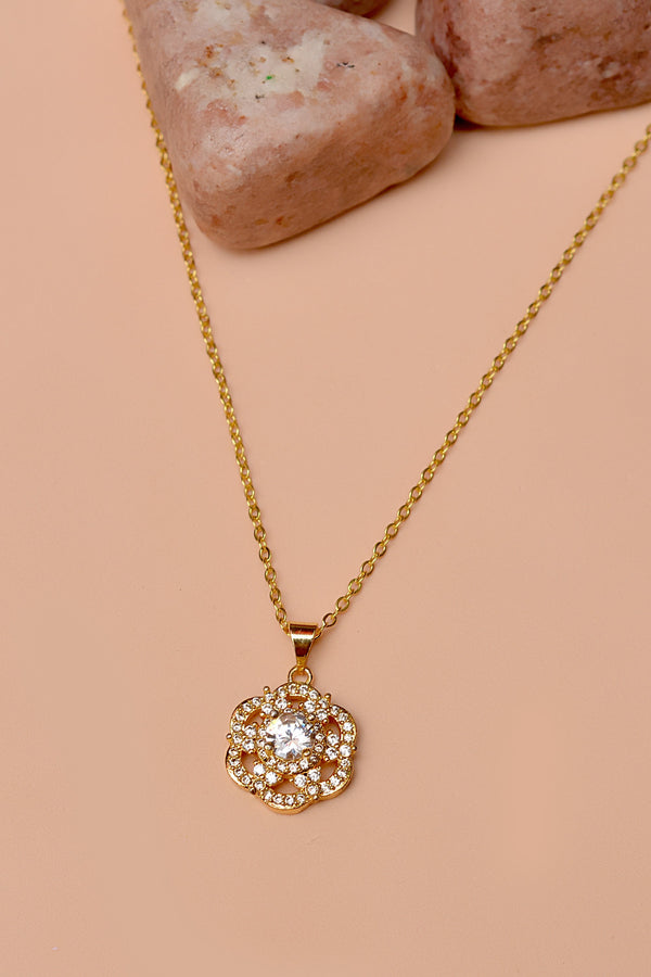 Anzay Jewellery - Daily Wear Golden Locket Pendant