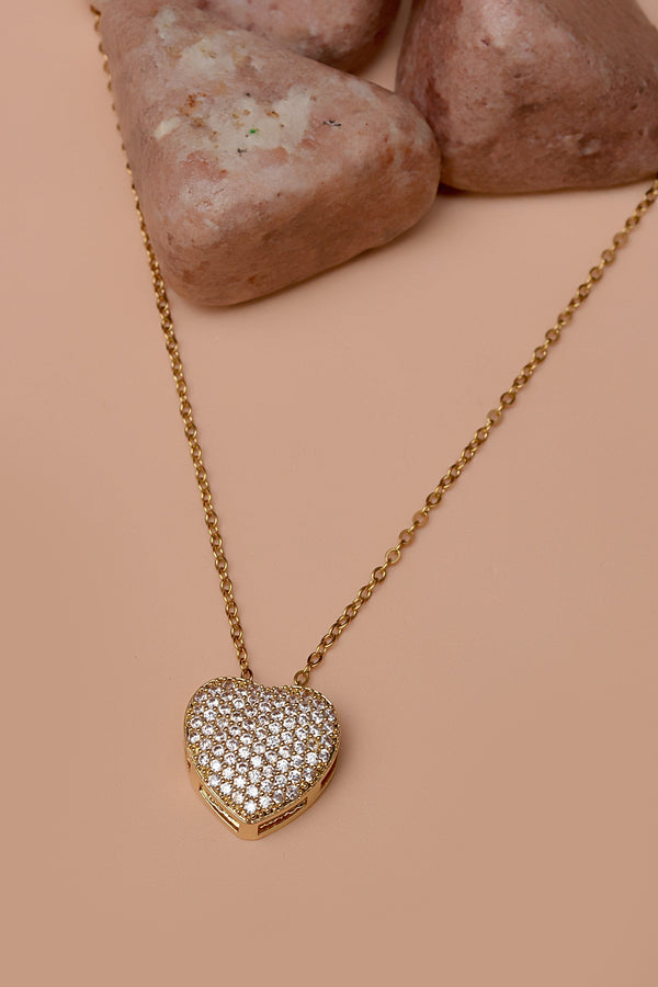Anzay Jewellery - Daily Wear Golden Locket Pendant