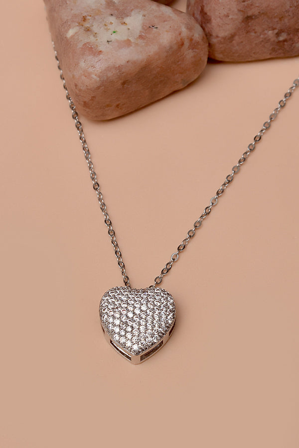 Anzay Jewellery - Daily Wear Silver Locket Pendant