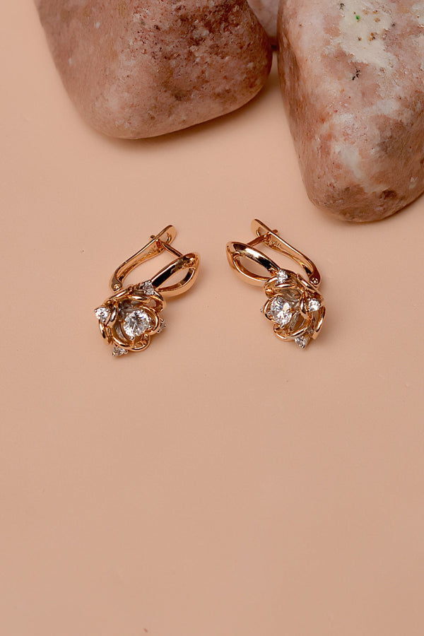 Anzay Jewellery - Daily Wear Golden Hoop Earrings