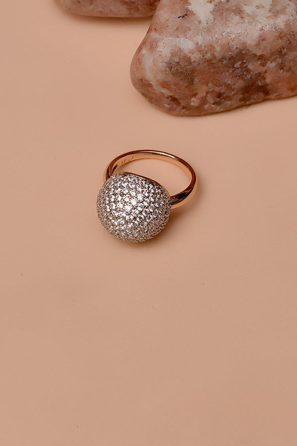 Anzay Jewellery - Size 6 Daily Wear Dual Tone Ring