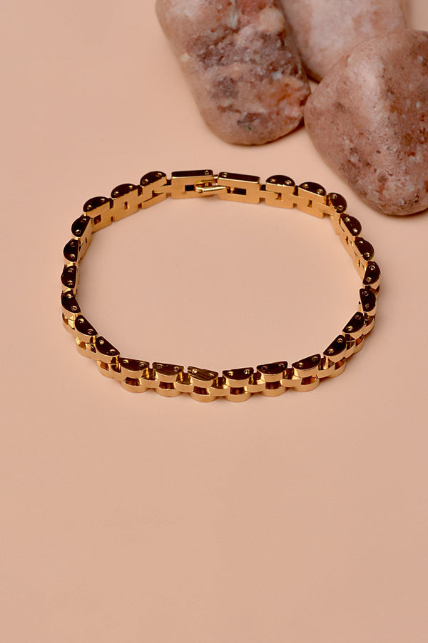 Anzay Jewellery - Daily Wear Golden Bracelet