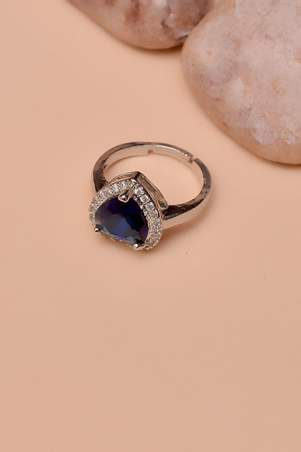 Anzay Jewellery - Daily Wear Blue Ring