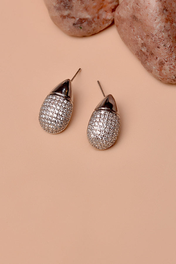 Anzay Jewellery - Daily Wear Silver Earrings