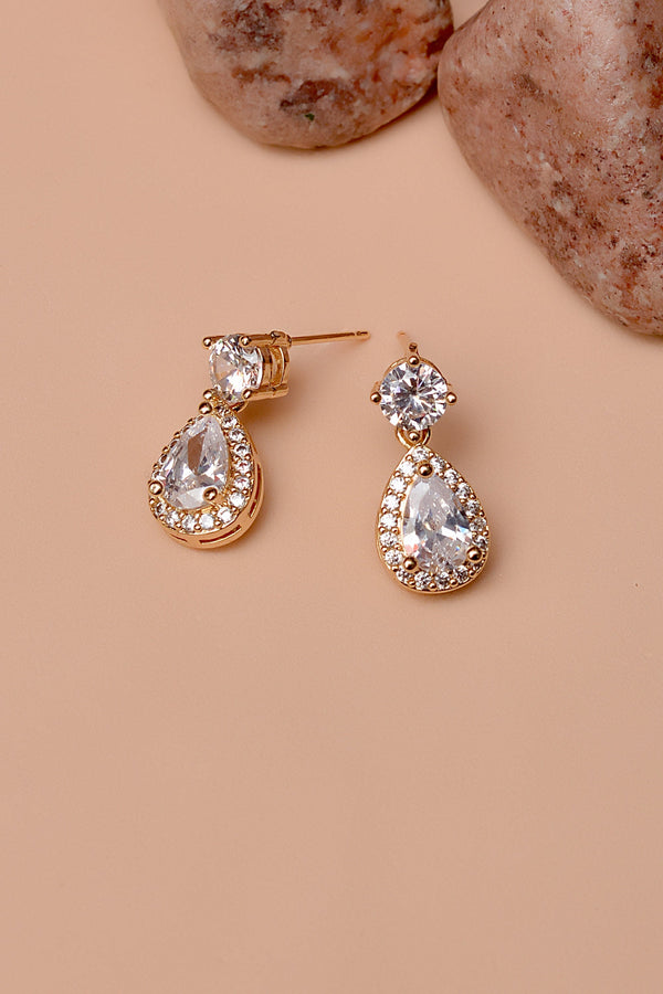 Anzay Jewellery - Daily Wear Golden Earrings