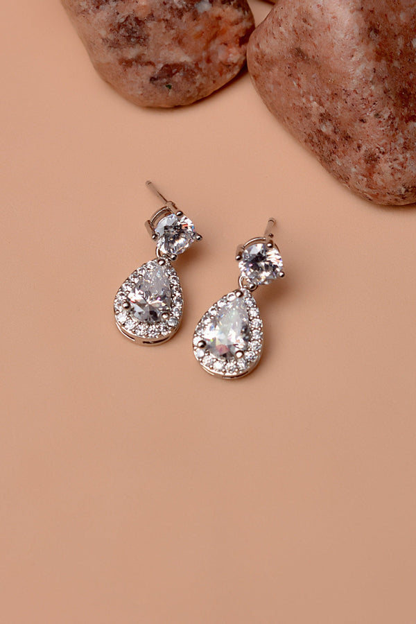 Anzay Jewellery - Daily Wear Silver Earrings