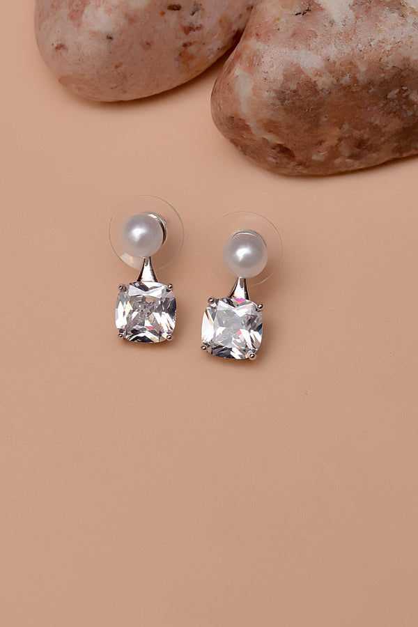 Anzay Jewellery - Daily Wear Silver Earrings
