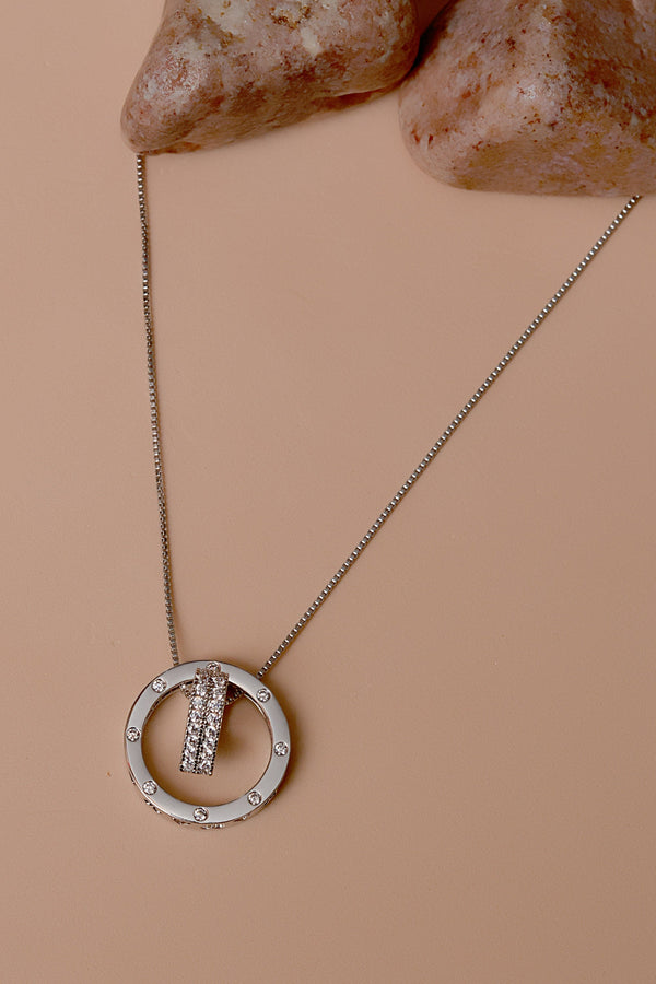 Anzay Jewellery - Daily Wear Silver Locket Pendant