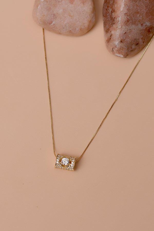 Anzay Jewellery - Daily Wear Dual Tone Locket Pendant