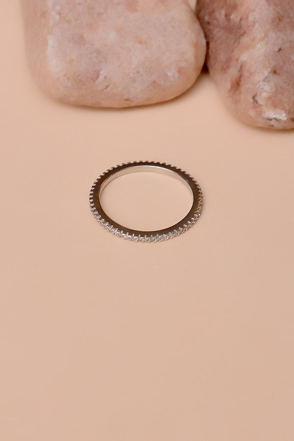 Anzay Jewellery - Size 7 Daily Wear Silver Ring