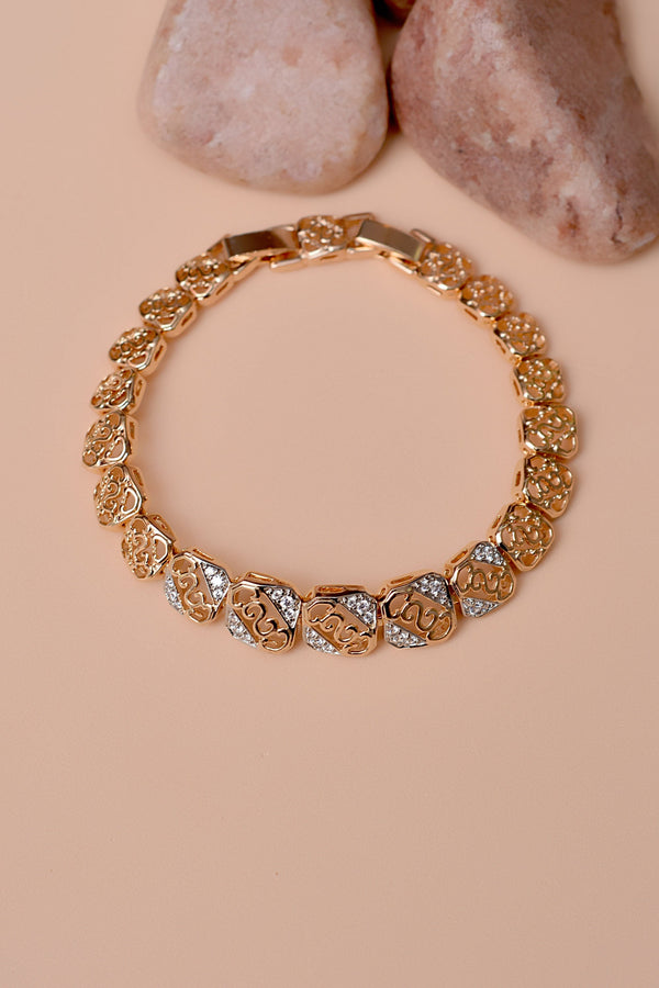 Anzay Jewellery - Daily Wear Dual Tone Bracelet