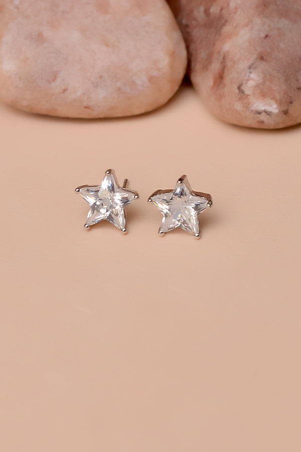 Anzay Jewellery - Daily Wear Silver Ear Studs