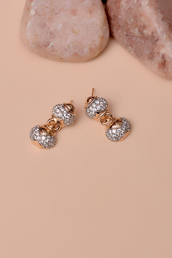 Anzay Jewellery - Daily Wear Dual Tone Earrings