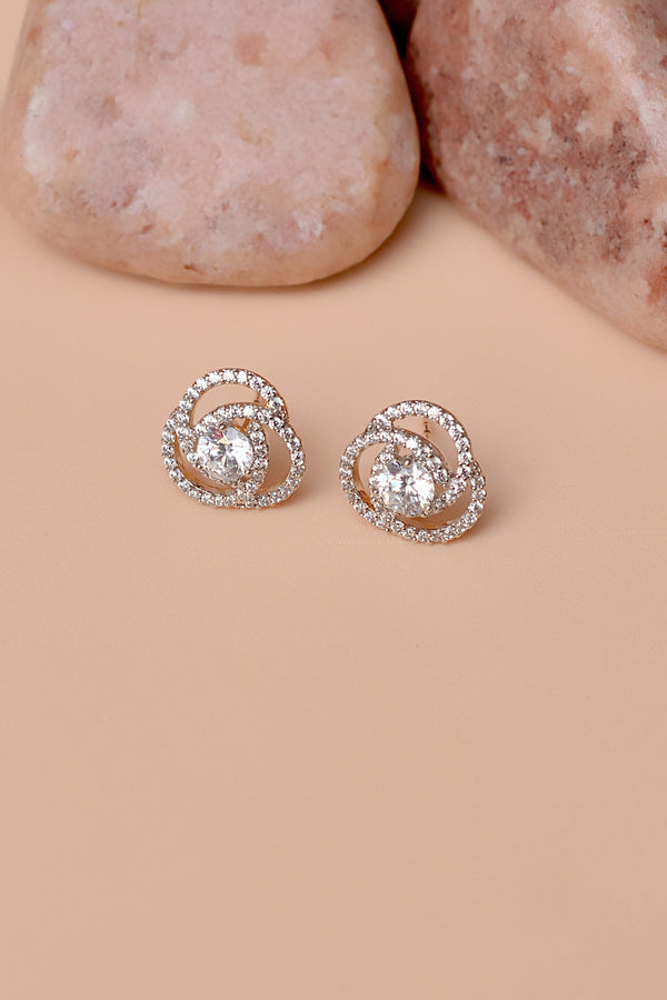 Anzay Jewellery - Daily Wear Dual Tone Ear Studs
