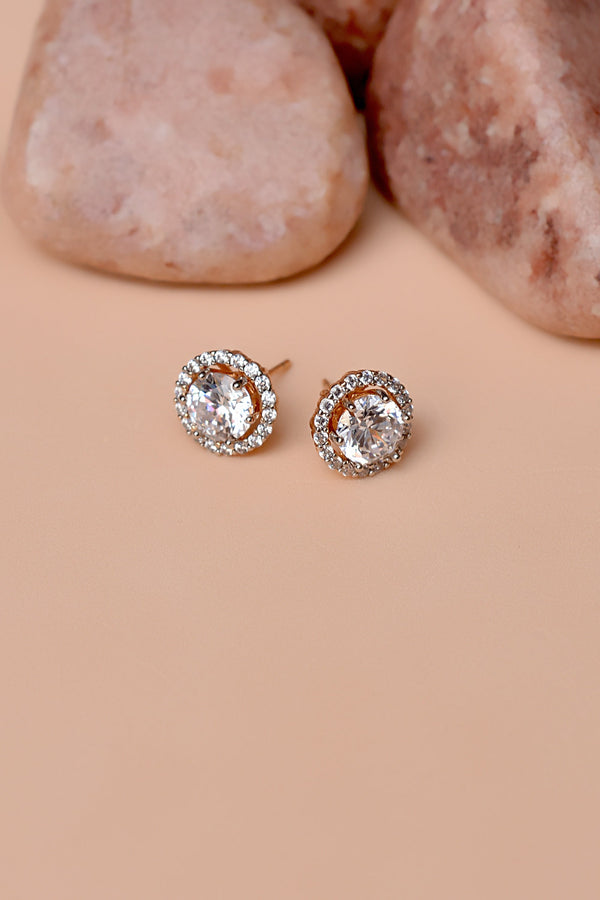 Anzay Jewellery - Daily Wear Dual Tone Ear Studs