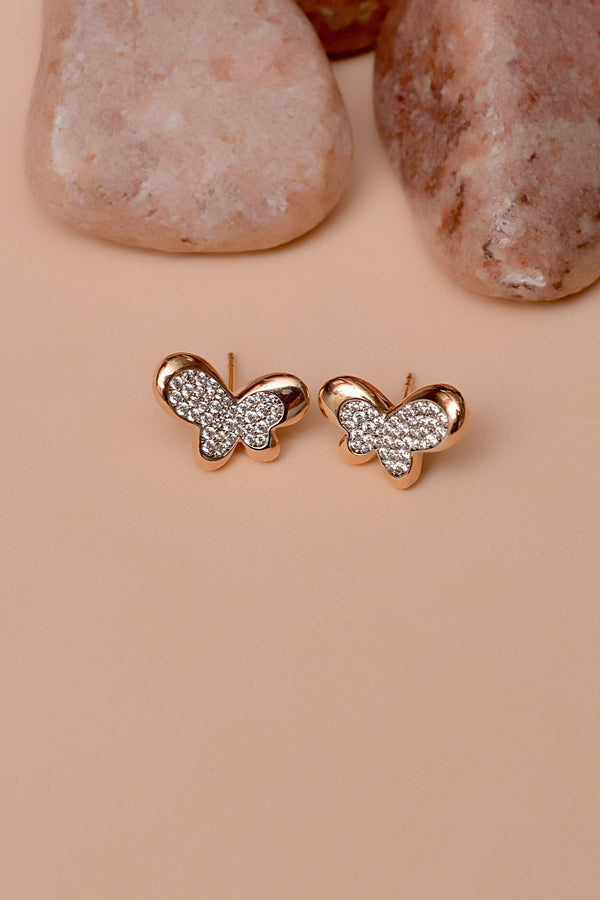 Anzay Jewellery - Daily Wear Dual Tone Ear Studs