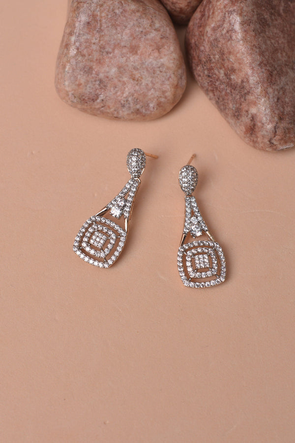 Anzay Jewellery - Daily Wear Dual Tone Earrings