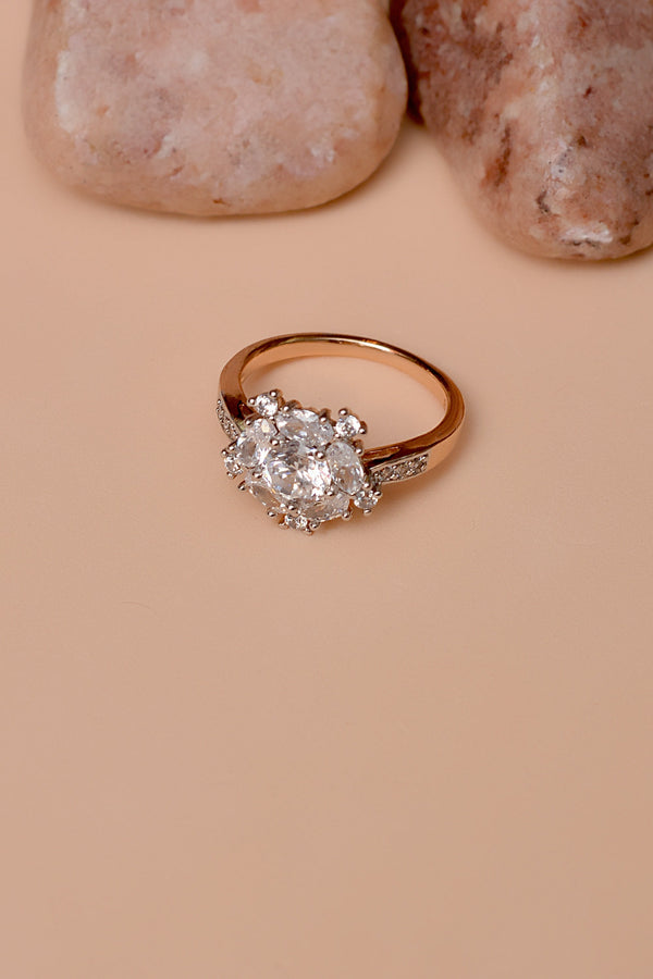 Anzay Jewellery - Size 9 Daily Wear Dual Tone Ring