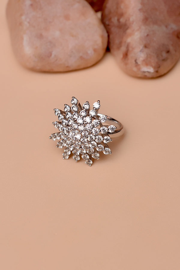 Anzay Jewellery - Size 7 Daily Wear Dual Tone Ring