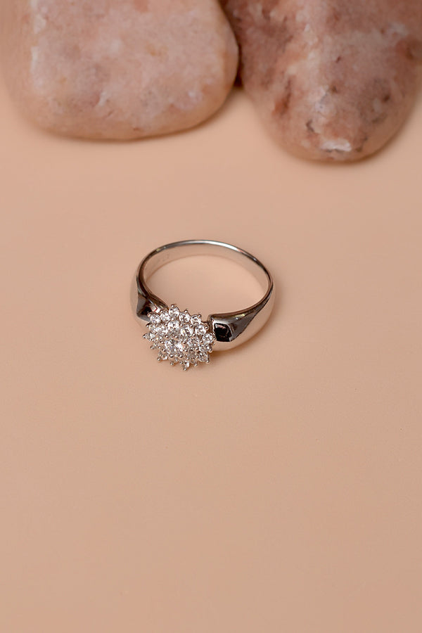 Anzay Jewellery - Size 8 Daily Wear Silver Ring