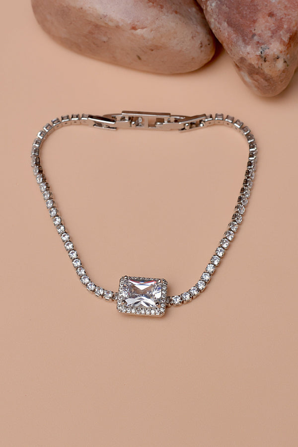 Anzay Jewellery - Daily Wear Silver Bracelet