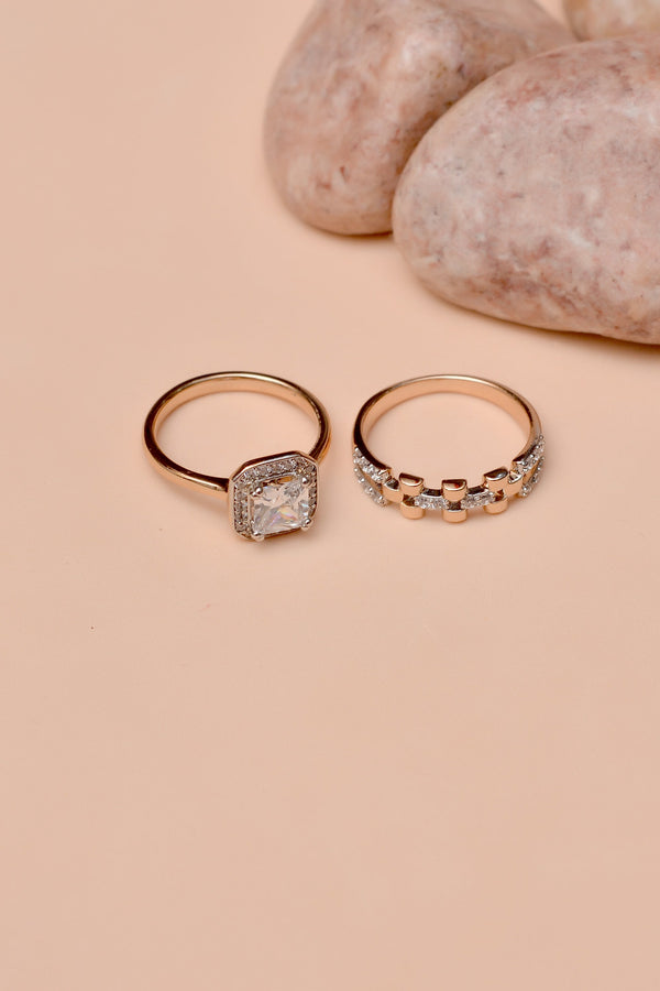 Anzay Jewellery - Size 7 Daily Wear Golden Ring