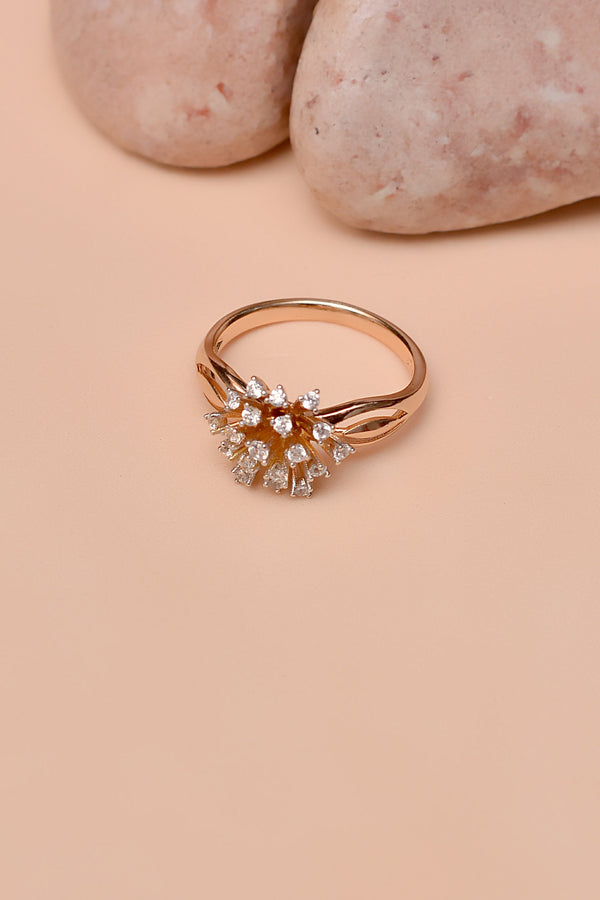 Anzay Jewellery - Size 7 Daily Wear Dual Tone Ring