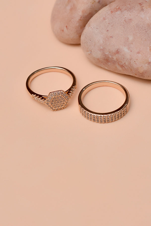 Anzay Jewellery - Size 7 Daily Wear Golden Ring