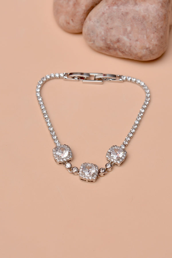 Anzay Jewellery - Daily Wear Silver Bracelet