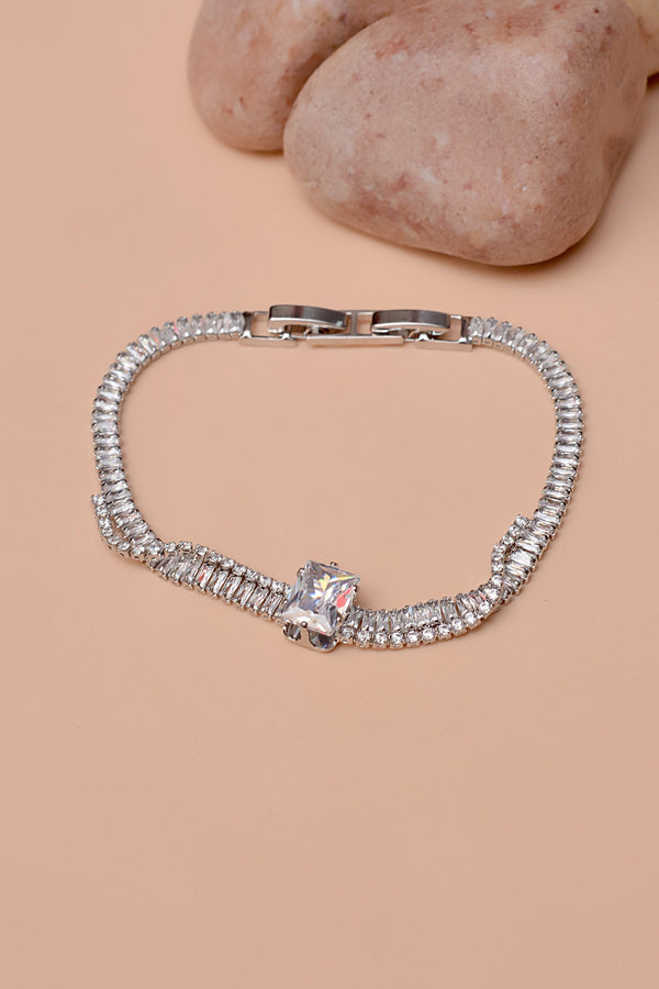 Anzay Jewellery - Daily Wear Silver Bracelet