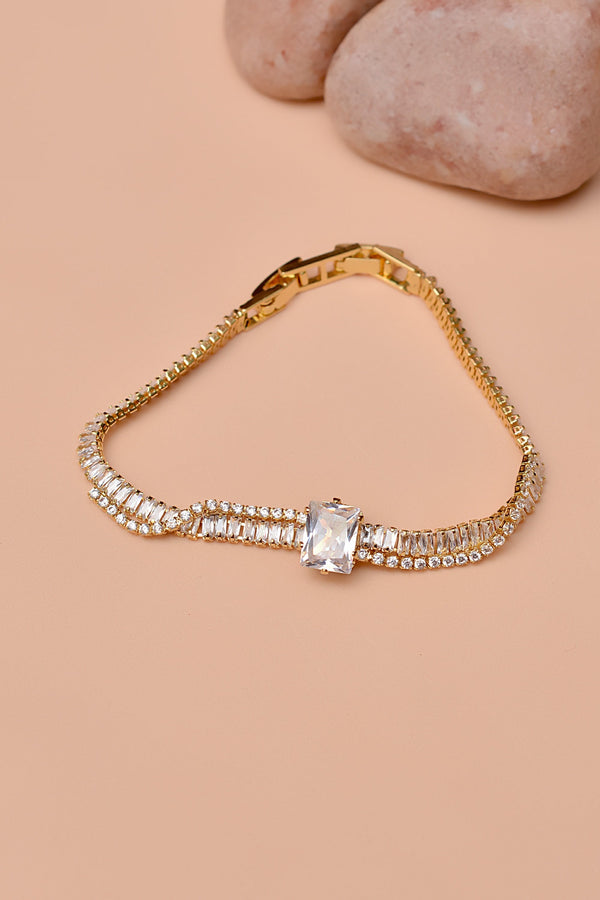 Anzay Jewellery - Daily Wear Golden Bracelet