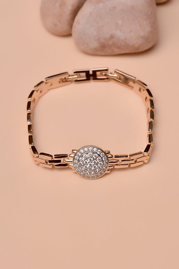 Anzay Jewellery - Daily Wear Dual Tone Bracelet