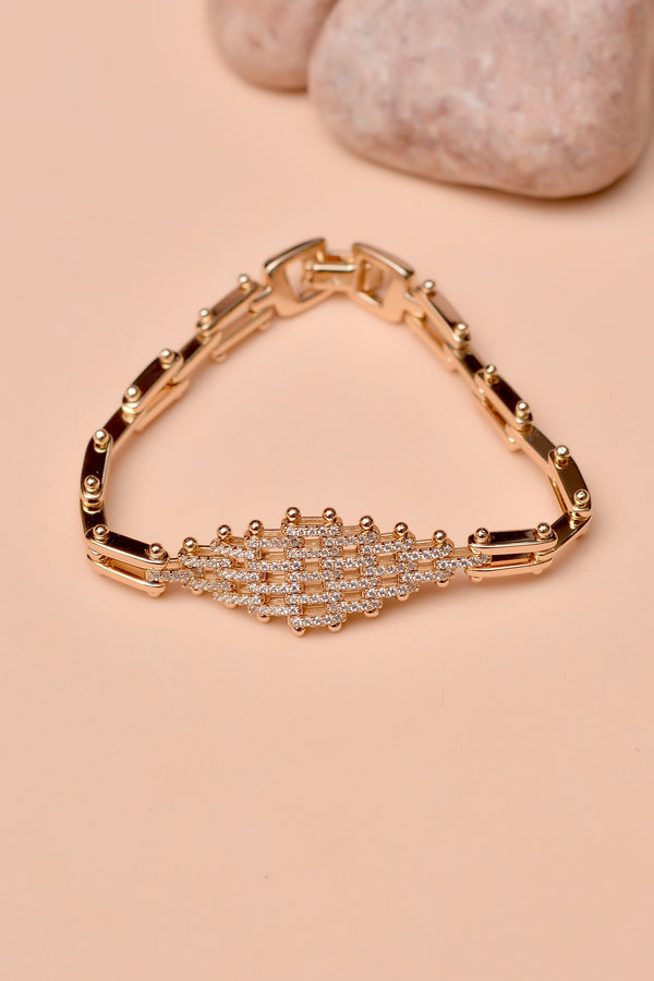 Anzay Jewellery - Daily Wear Golden Bracelet