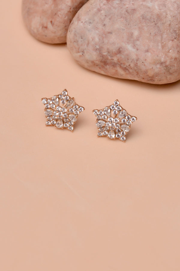 Anzay Jewellery - Daily Wear Dual Tone Ear Studs